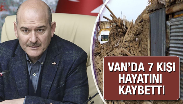 Bakan Soylu: Depremde 7 vatandaşımızı kaybettik